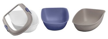 Туалет для котів Stefanplast Furba Maxi з сіткою та двома лотками, високий борт
