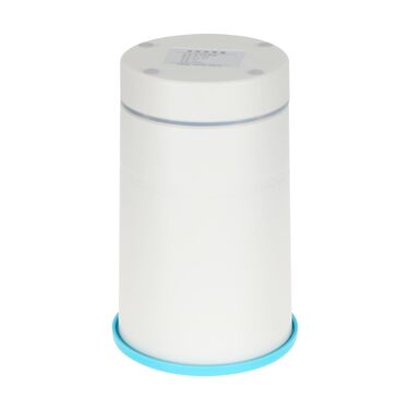 Масажер для миття лап тварин FRCOLOR USB, силікон, блакитно-білий, для собак, 16.4x10.4x2.3 см