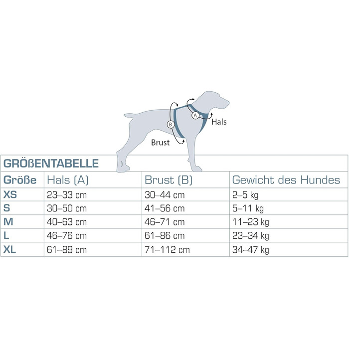 Шлейка для собак Kurgo Journey Air, чорно-сіра, XL, 34-47 кг, з м'якою підкладкою