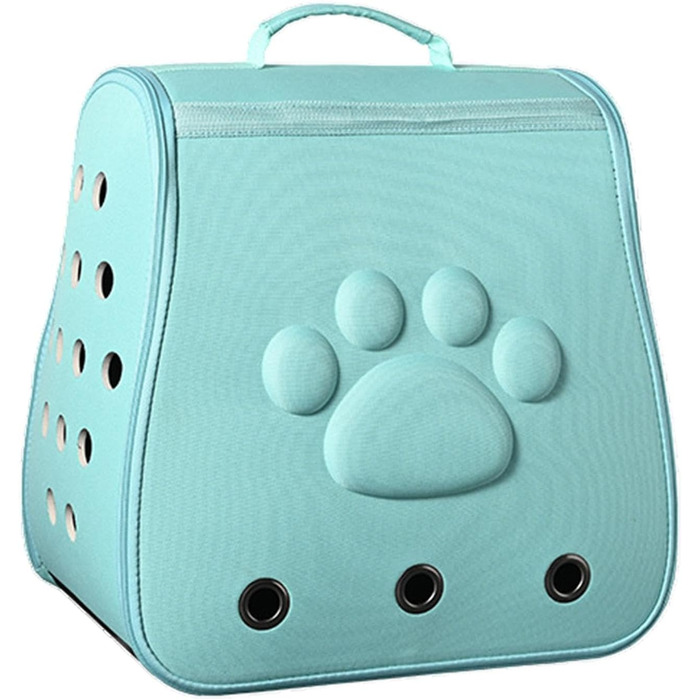 Транспортна сумка для котів та домашніх тварин | Дыхаюча сумка-переноска для котів та собак, портативна сумка для подорожей (блакитна)