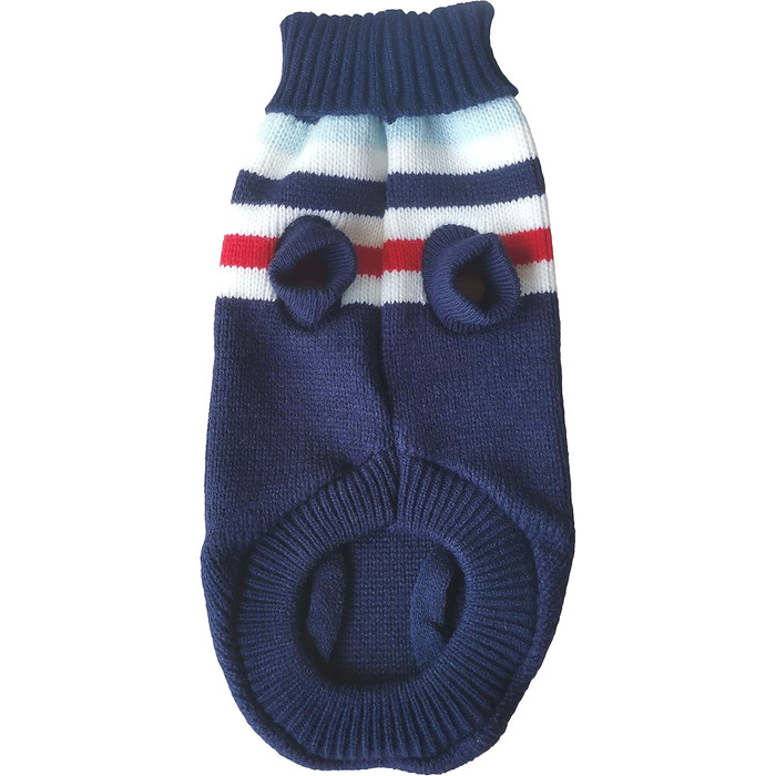 Пуловер VEDEM для собак з візерунком, теплий, для холодної погоди, розмір S, темно-синій