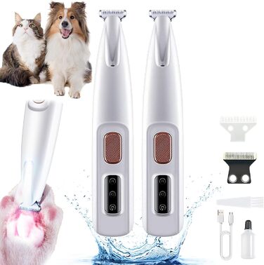 Триммер для собак PawTrim Pro - безболісний догляд за подушечками лап, електричний (2 шт.)