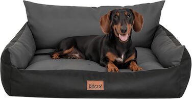 Крісло-ліжко для собак - Doggy Hundebett, XXL (106x80 см, графіт)