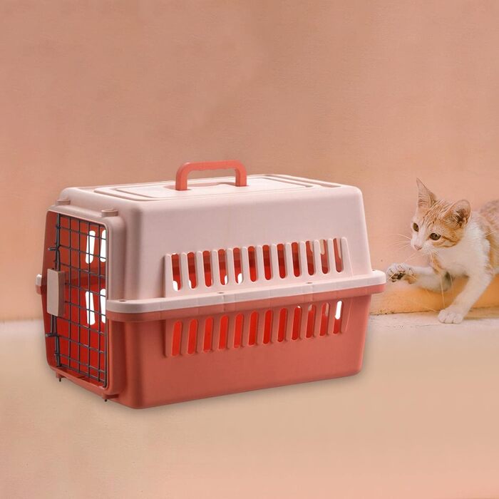 Складана переноска для собак Rockible, переноска для котів та кошенят, оранжевого кольору