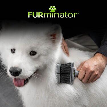 FURminator Zupfbürte - маленька вискоблююча щітка для котів, цуценят та маленьких собак (L)