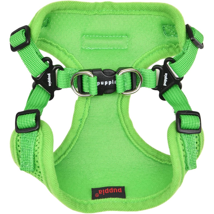 Шлейка для собак Puppia PARA-HC1533 SOFT, розмір Small, колір зелений