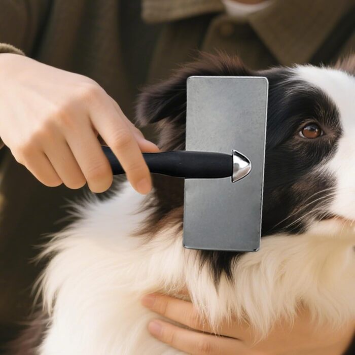 Щітка для собак від випадання шерсті: масажна щітка з металевими голками, інструмент для видалення підшерстя та шерсті