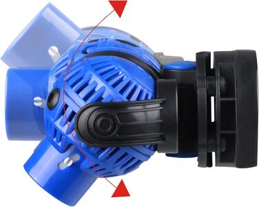 SunSun JVP-132 циркуляційна помпа для акваріума 8000 л/год, 12 Вт, з поворотною насадкою, магнітним кріпленням та регулятором потоку