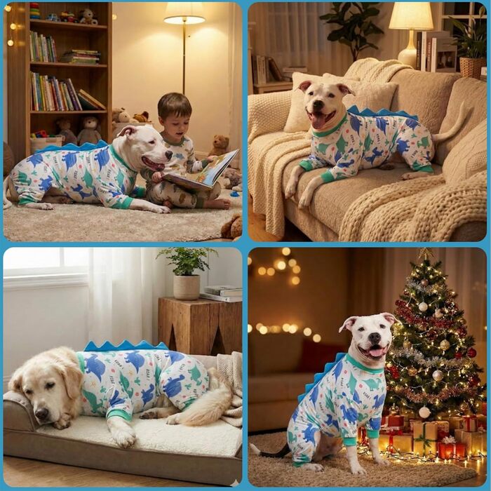 Піжама LovinPet для великих собак, чотирилапа, еластична, з захистом від сонця UV, анти-протікання, заспокійливий післяопераційний костюм для собак, для середніх та великих порід, зелено-помаранчевий / зелений / помаранчевий (білий / блакитний, розмір L)