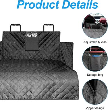 Захист для багажника автомобіля Traxenta: килимок для багажника, підстилка для собак, універсальний захист, подушка для багажника, для універсалів, мінівенів та SUV