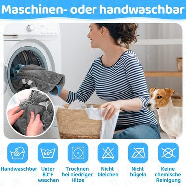 Рушник для собак SowTon - надпоглинутий, сірий (L)