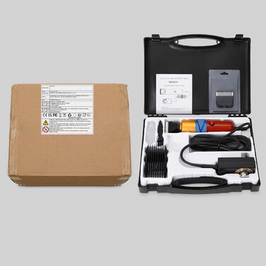 Електрична машинка для стрижки собак та котів, тиха (60 дБ), набори гребінців 3/6/9/12 мм