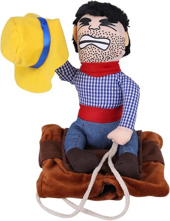 Костюм для собак Filfeel: Веселий костюм на Хелловін, ковбойська куртка для собак маленьких, середніх та великих розмірів (L, XL, для їзди)