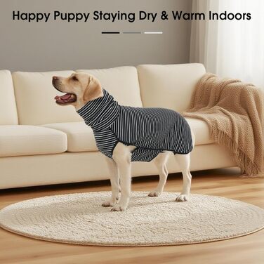 Теплий флісовий пуловер для собак, чорний, розмір S. Зручний зимовий одяг для маленьких, середніх та великих собак. Ідеальний для прогулянок у холодну погоду.