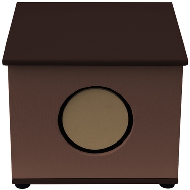 Будиночок для кота Mr. Riddick, багатоколірний, квадратний (43 см x 41,5 см x 34 см)