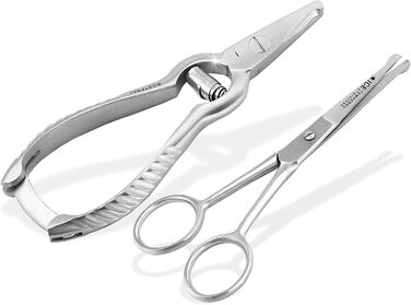 Набір інструментів для догляду за нігтями: кусачки, ножиці, 10 см, нержавіюча сталь