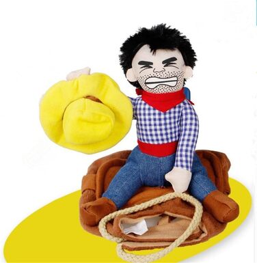 Костюм для собаки на Хелловін у стилі ковбоя: теплий, зручний, для домашніх тварин, розмір S