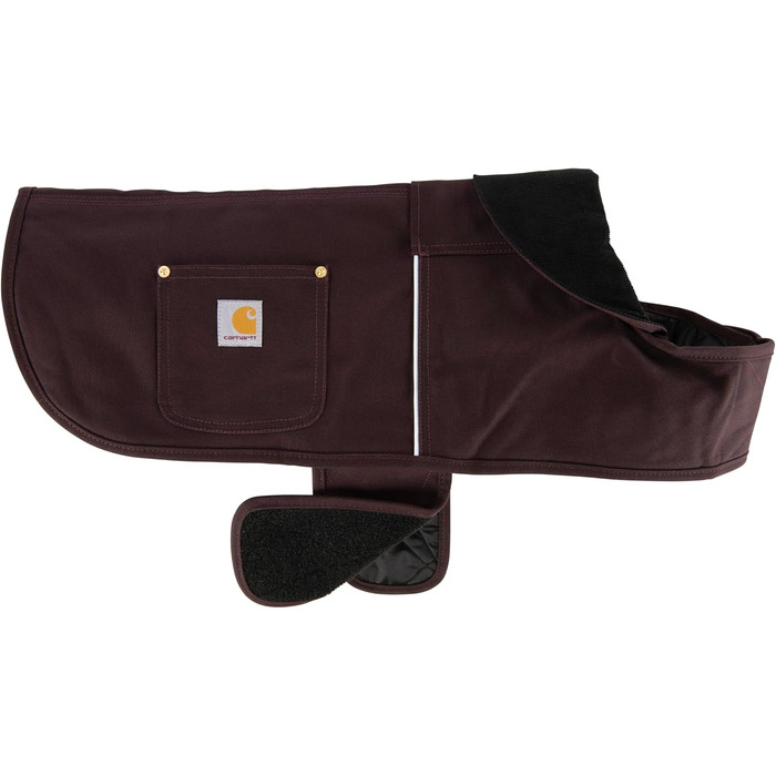 Куртка для собак Carhartt Feste, подовжена, тепла, водонепроникна, оранжева, розмір M (Tiefwein, Large)