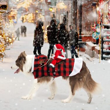 Стильний святковий костюм для собак EXPAWLORER: теплий різдвяний пуловер з капюшоном для собак, розмір XX-Large