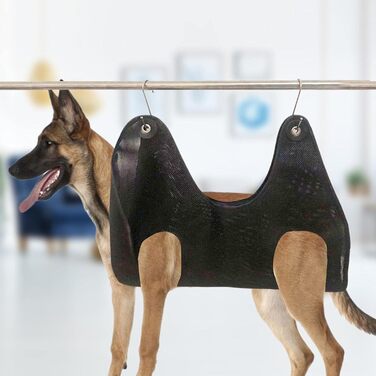 Гніздо для грумінгу собак Hongjingda: зручне та безпечне місце для догляду за шерстю, з гачками та ремінцем, підходить для собак та котів, розмір 54 x 39 см