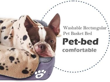 Килимок для собак Powerking: м'який, миючий, для собак, цуценят, сон та невеликих домашніх тварин (Світло-сірий)