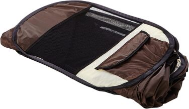 Клітка-загон для кроликів та морських свинок BUNNY BUSINESS, розкладний, тканинна, рожева (коричнева)