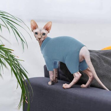Светр для котів Sphynx, після операції, з чотирма лапами, одяг для котів, універсальний, для Sphynx, Cornish Rex, Devon Rex, Peterbald