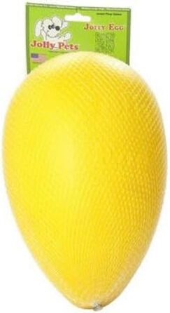 Іграшка для собак Jolly Pets Egg, 20 см, жовта, L/XL