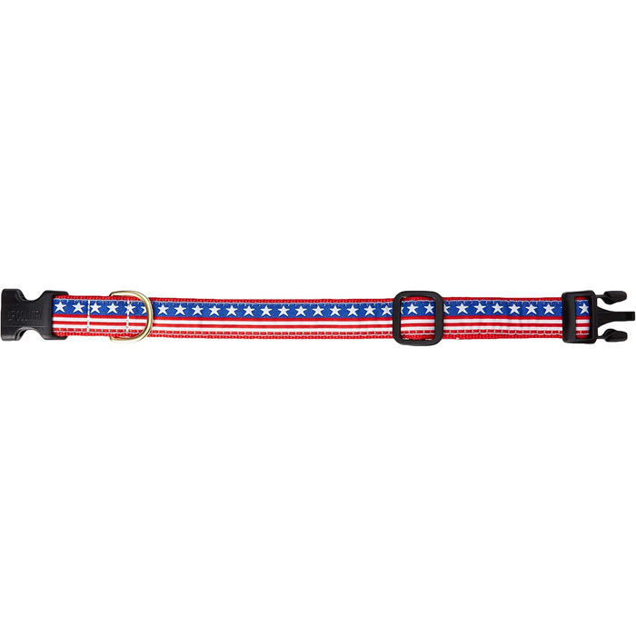 Собачий нашийник Up Country SST-C-XL Stars and Stripes, широкий 2,5 см, розмір XL, патріотичний дизайн