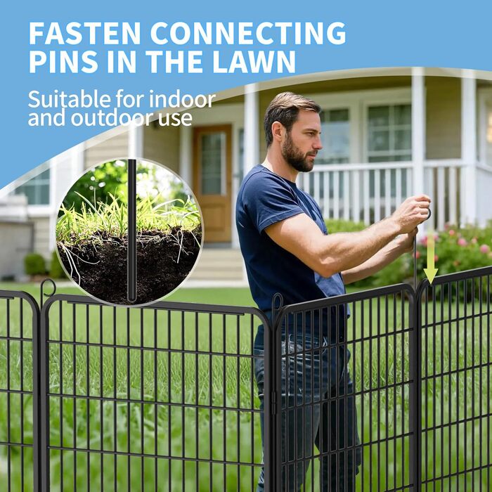 Забіг для цуценят Kuro Sagol 80 см - вольєр з автоматичним замком для собак, котів, кроликів. Ідеально для саду та ігрової зони на вулиці. 12 елементів