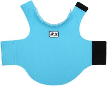 Зимовий теплий пуловер для собак з флісу Polar, бавовняна куртка для собак, блакитний, розмір M