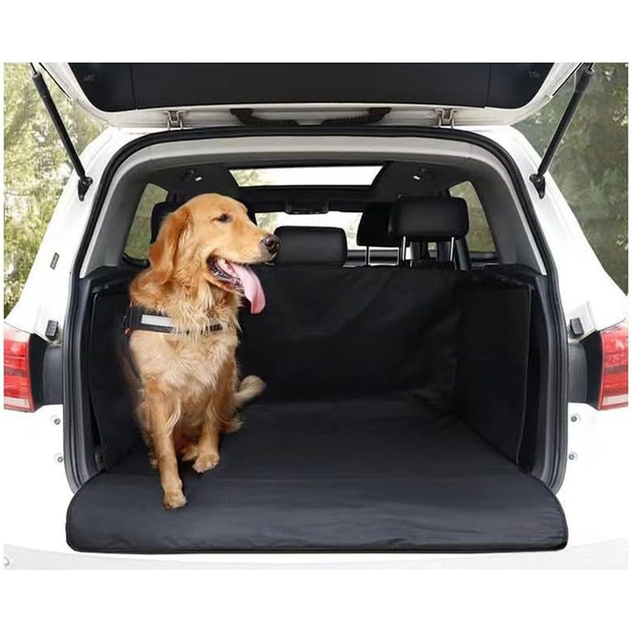 Захист багажника для собак Velomy, сумісний з Dacia Sandero Stepway, водонепроникний, з захистом бокових стінок та бампера, чорний