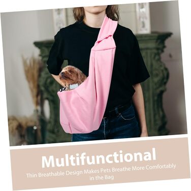 Супвокс Сумка для собак та котів, переноска для маленьких тварин, легка та дихаюча, з регульованим плечовим ременем