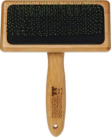 Щітка для грумінгу з бамбука BAMBOO GROOM Soft Slicker Brush розмір L - для собак та котів