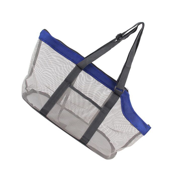Сумка-переноска для собак Milisten з нейлону та сітки, легка та дихаюча, для активного відпочинку, подорожей та прогулянок з маленькими собаками та котами (блакитна)