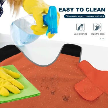 Водонепроникний собачий дощовик Yfbrite, теплий дощовик для собак, розмір M (L, помаранчевий)