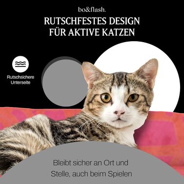 Лежак для котів на підвіконня bo&flash San Francisco Chouk, 62×27×10 см, преміум-якість, знімний чохол, антиковзка основа