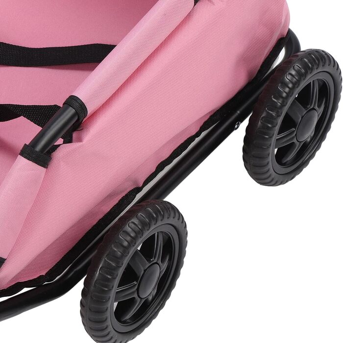 Складана візок для собак 4-Rad, Переносний дитячий візочок для домашніх тварин, візок для котів та собак, 51 x 35 x 23 см, підходить для собак, котів та інших дрібних тварин