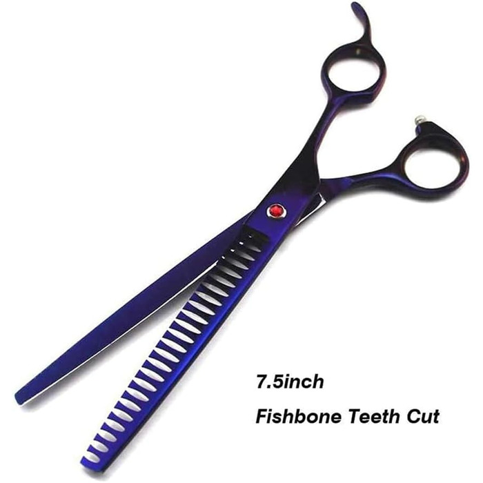 Професійні ножиці для собак, вигнуті ножиці, ножиці для стрижки шерсті собак, набір з нержавіючої сталі, підходять для стрижки шерсті тварин