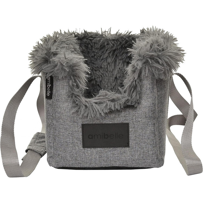 Підлокітник для собак у авто | Універсальний, миючий, зносостійкий, для середніх собак | Підходить для центральної консолі, переднього сидіння, пасажирського сидіння, заднього сидіння | Сумка для собак, для маленьких собак | Колір: сірий