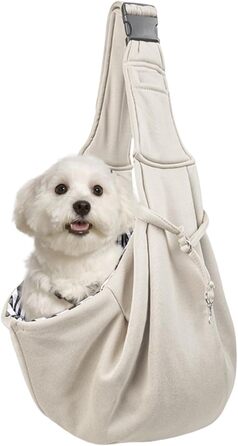 Шлейка для цуценят Sghtil, дихаюча, з регульованими ременями, для прогулянок та походів, бежева