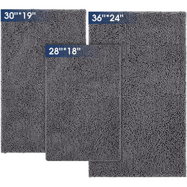 Килимок для собак з мікрофібри: швидковисихаючий, антиковзкий, для дому та вулиці, сірий