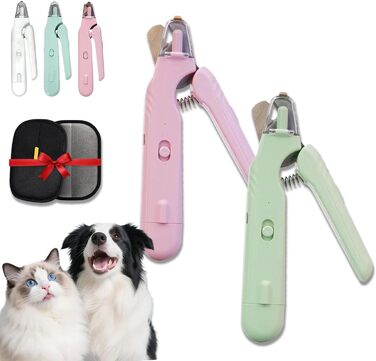 LED-кліпер для собак та котів 2-в-1 LichtSchere Pro: безпечна грумінг-догляд за кігтями з підсвічуванням