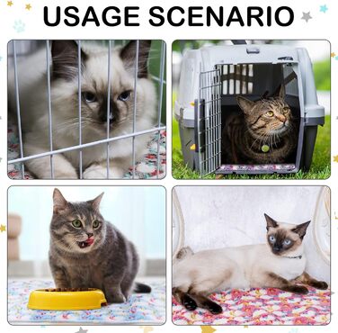 М'яка ковдра для морських свинок Namalu: водонепроникна, з флісу, 60x40 см