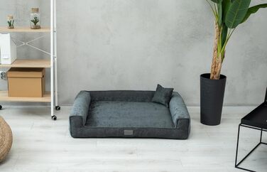 Килимок для собак Sofi Grosse - м'який, зносостійкий, миючий (XL, 110x85 см, графітовий)