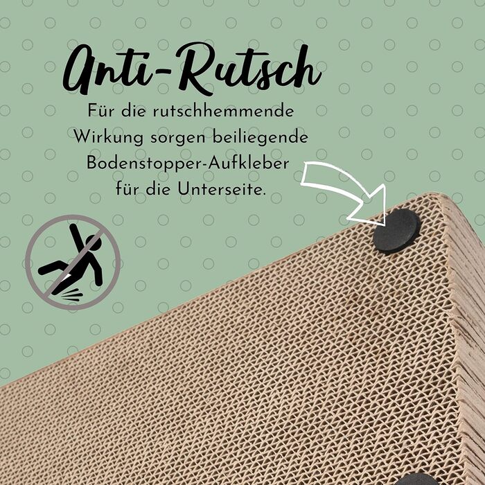 Іграшка для котів Fellou з дзвіночком та котячою м'ятою, когтеточка-панель з антиковзкими ніжками та котячою м'ятою, іграшка-трикутник для котів (2 м'ячики)