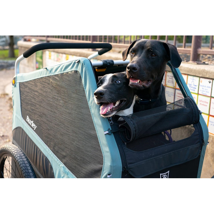 Фahrradanhänger Bark Ranger для дорослих Burley – унісекс, чорний/синій