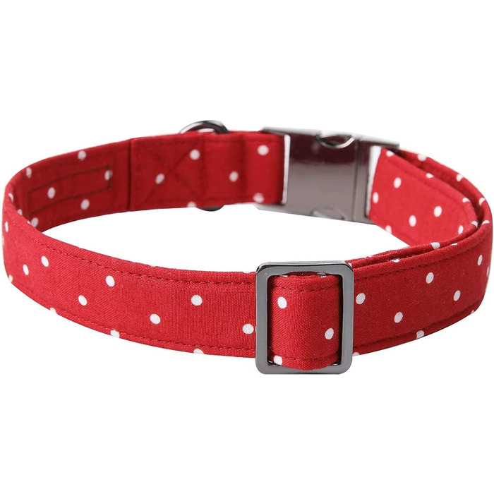 Нашийник для собак Unique Style з кравбатою, регульований, для малих, середніх та великих собак, червоний, XXS-XL (1 шт.)