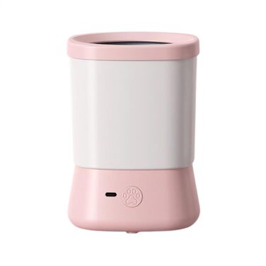 Портативний очищувач лап для собак | 2-ступеневий набір для догляду за лапами | Рожевий