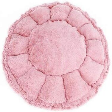 Кругле ліжко для собак та котів маленьких порід, рожеве, PTW05